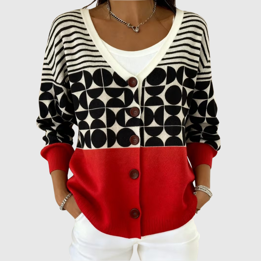 Magdalena | Cardigan en tricot confortable avec boutons