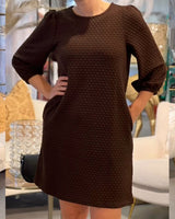 Robe élégante de couleur unie