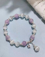 Bracelet imitation œil de chat cristal de papillon