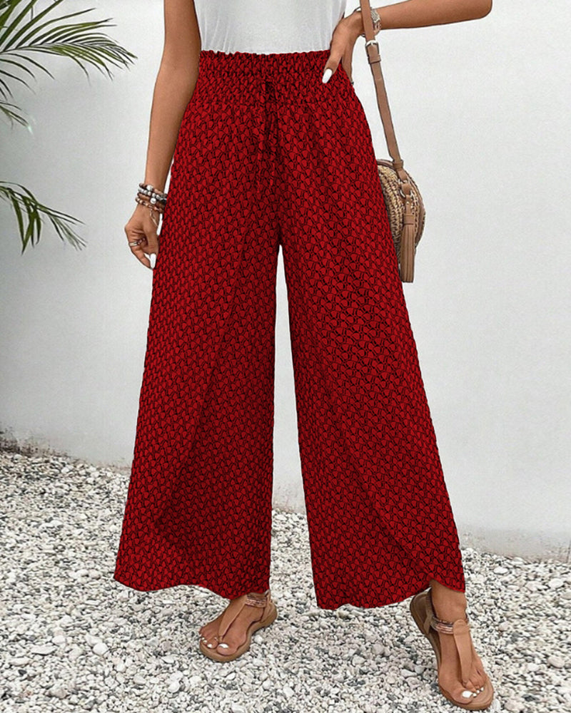 Sapphira | Pantalon large imprimé pour femme
