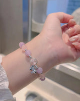 Bracelet imitation œil de chat cristal de papillon