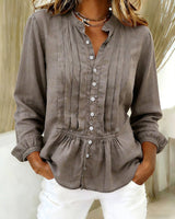 Blouse Urbain-Décontracté Froncé