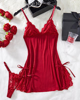 Lingerie Sexy Profond Décolleté En V