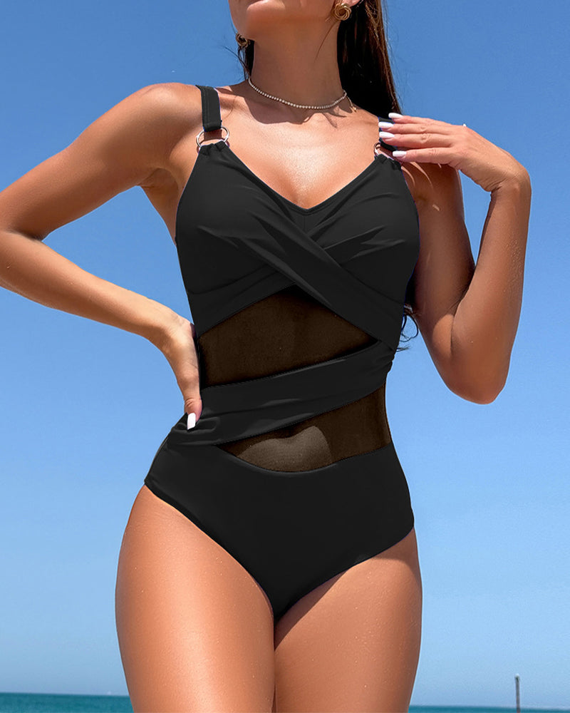 Maillot De Bain Sèche-Rapide Bretelles