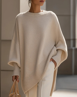 Pull Col Rond Loose Mi-Long