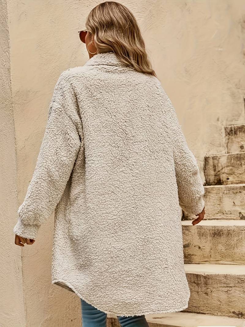 Karina | Manteau en peluche à coupe oversize pour femme