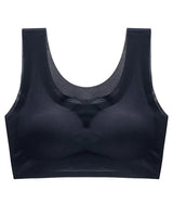 Soutien-gorge confort en soie de glace ultra-mince taille plus