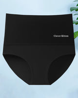 Culotte courte simple sans couture taille haute