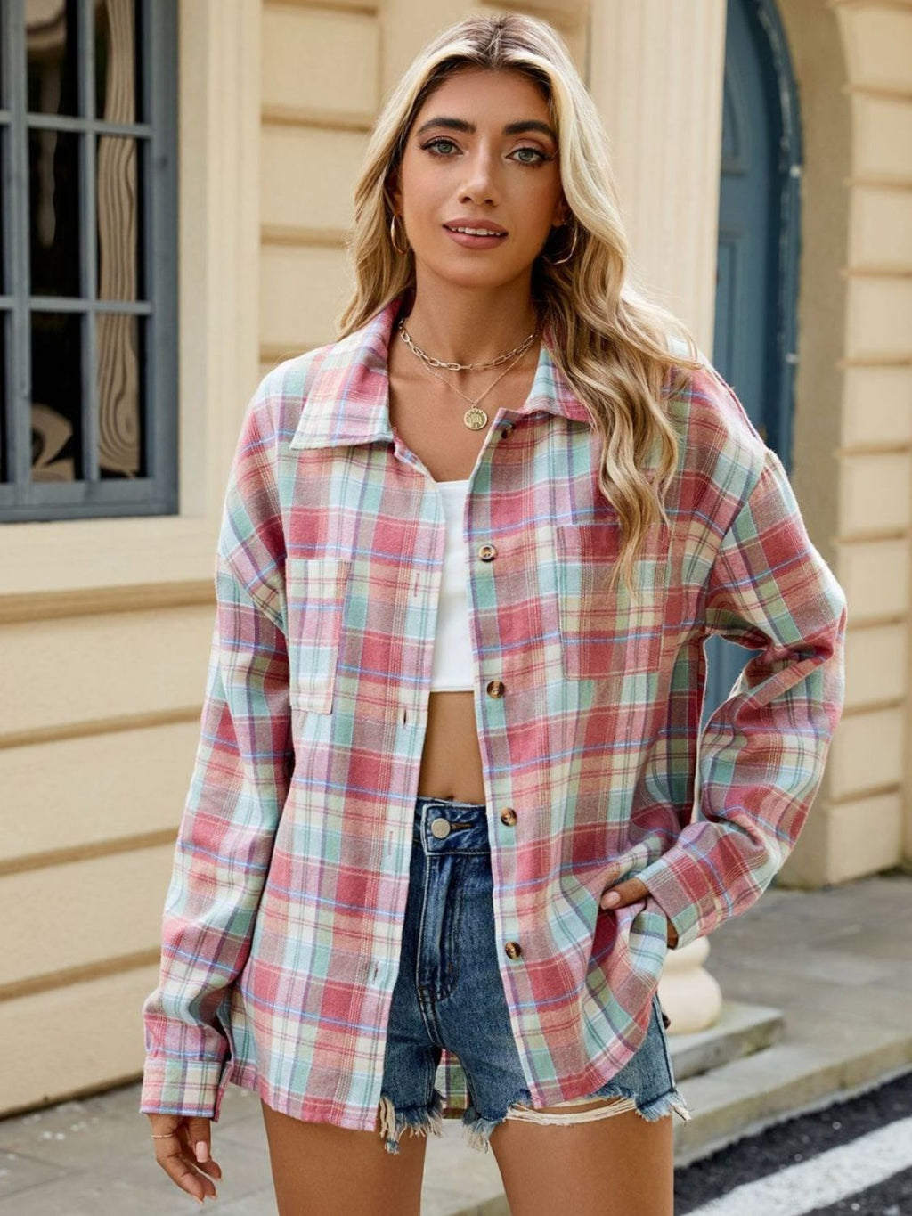 Oakley | Chemise à carreaux à manches longues pour femme