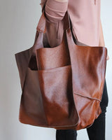 Sacs à main en cuir grande capacité pour femme