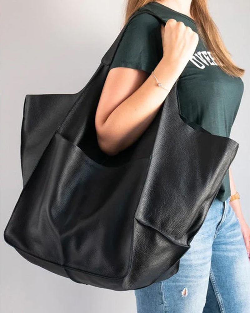 Sacs à main en cuir grande capacité pour femme