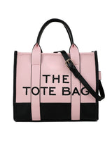 Sac fourre-tout tendance avec coutures bicolores