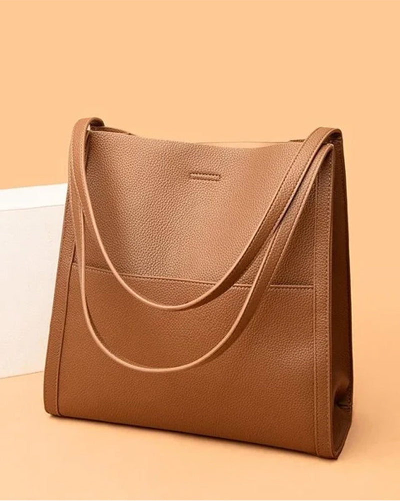 Sac à bandoulière simple de couleur unie