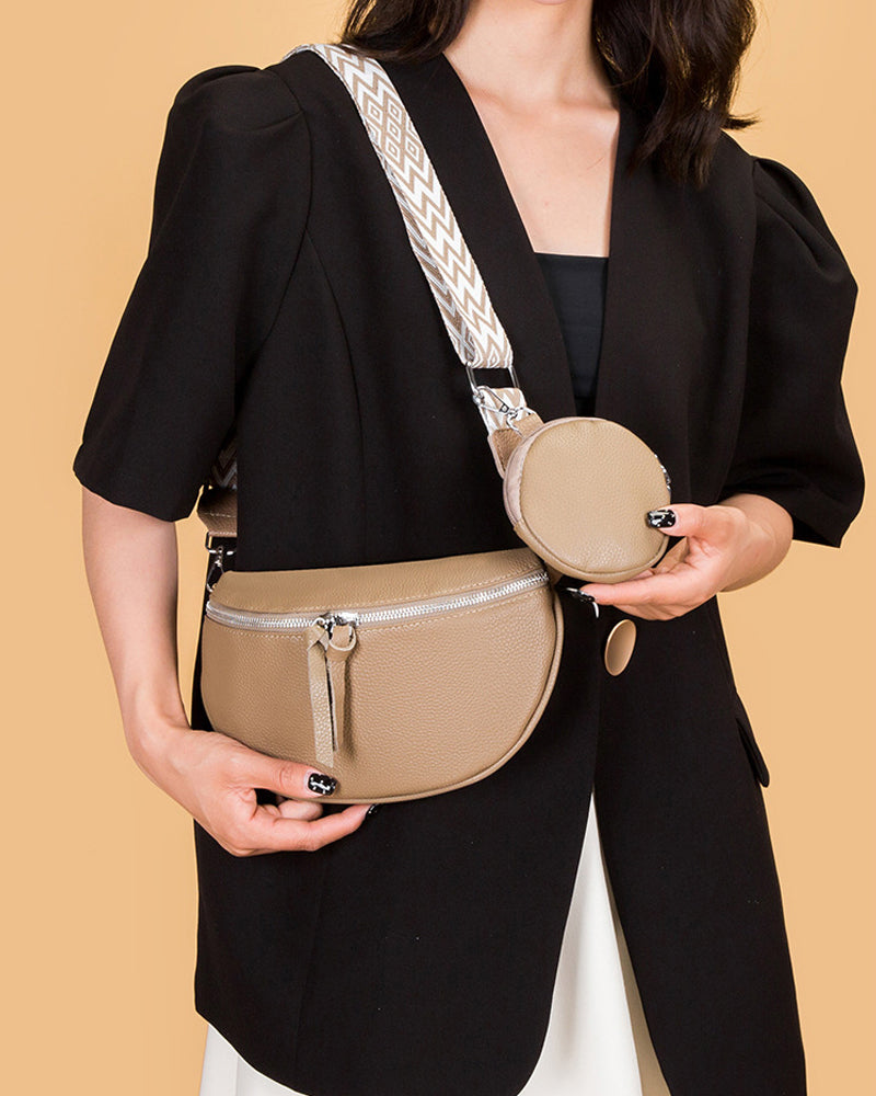 Sac à bandoulière en cuir pour femme