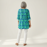 Romy - Blouse longue imprimée