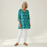 Romy - Blouse longue imprimée