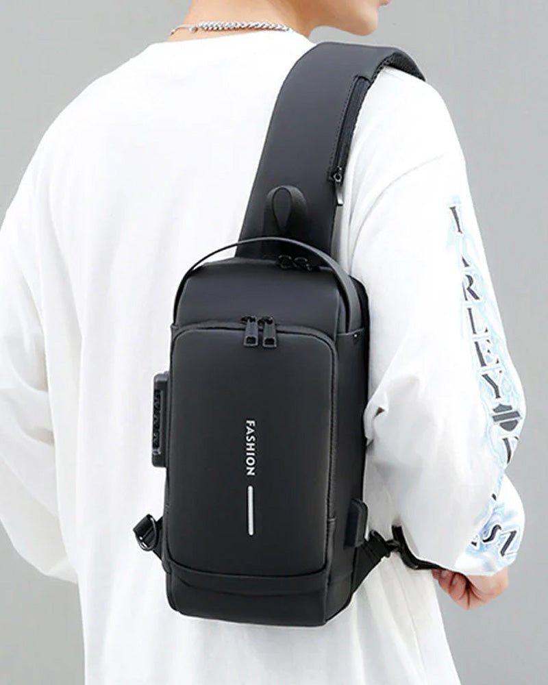 Sac de poitrine antivol avec mot de passe