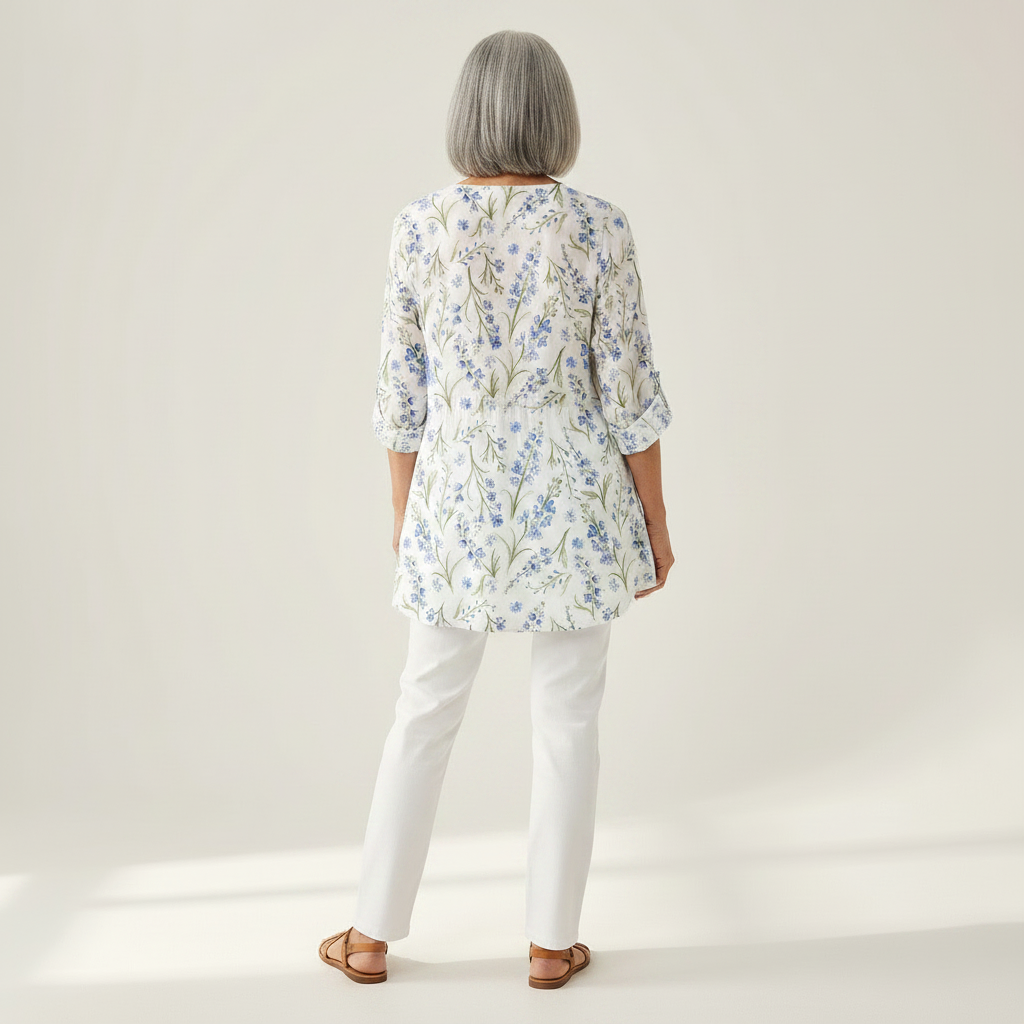 Brielle - Blouse longue imprimée