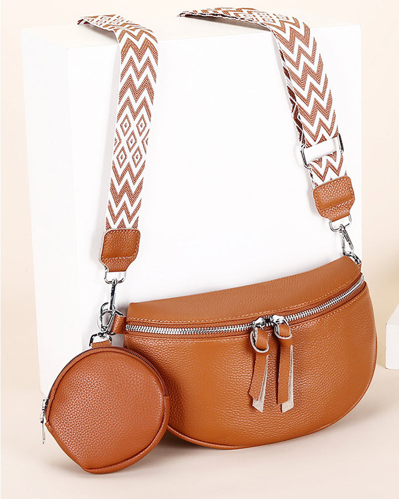 Sac à bandoulière en cuir pour femme