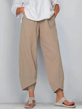Cinzia | Pantalon large en lin pour femme