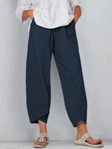 Cinzia | Pantalon large en lin pour femme