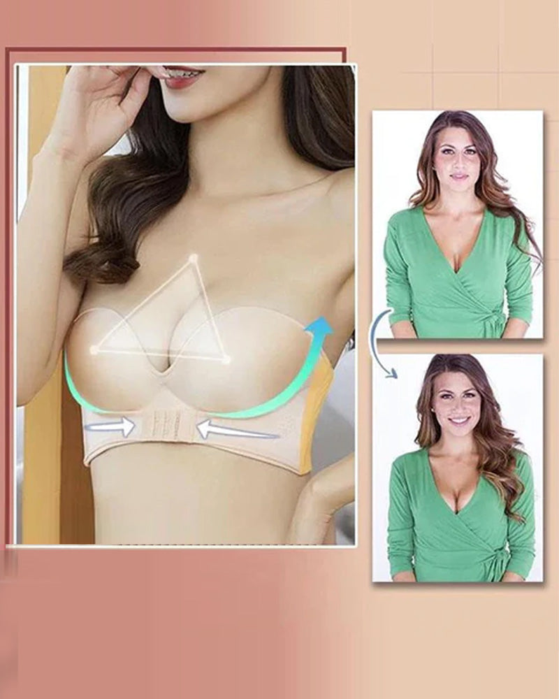 Soutien-gorge sans bretelles avec boucle sur le devant