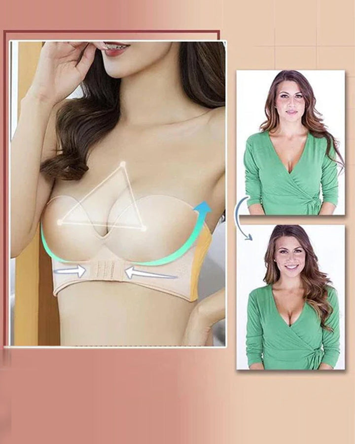 Soutien-gorge sans bretelles avec boucle sur le devant