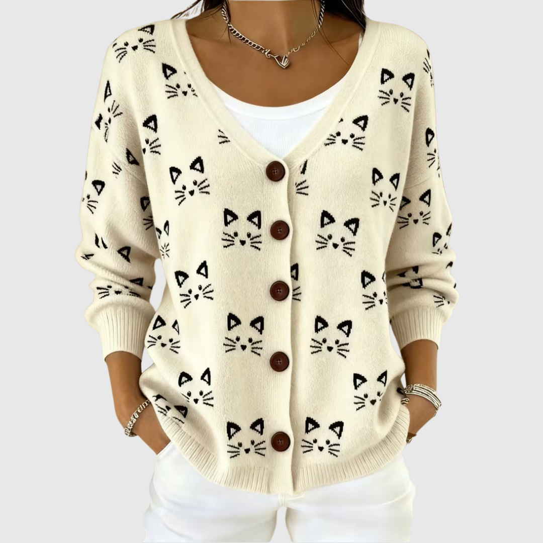 Cardigan en tricot boutonné Theresa