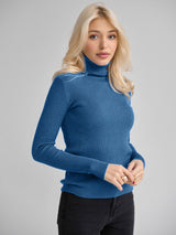 Solene | Pull col roulé classique pour femme