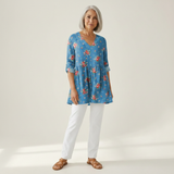 Ayla - Blouse longue imprimée