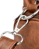 Sac à main messenger en cuir souple vintage