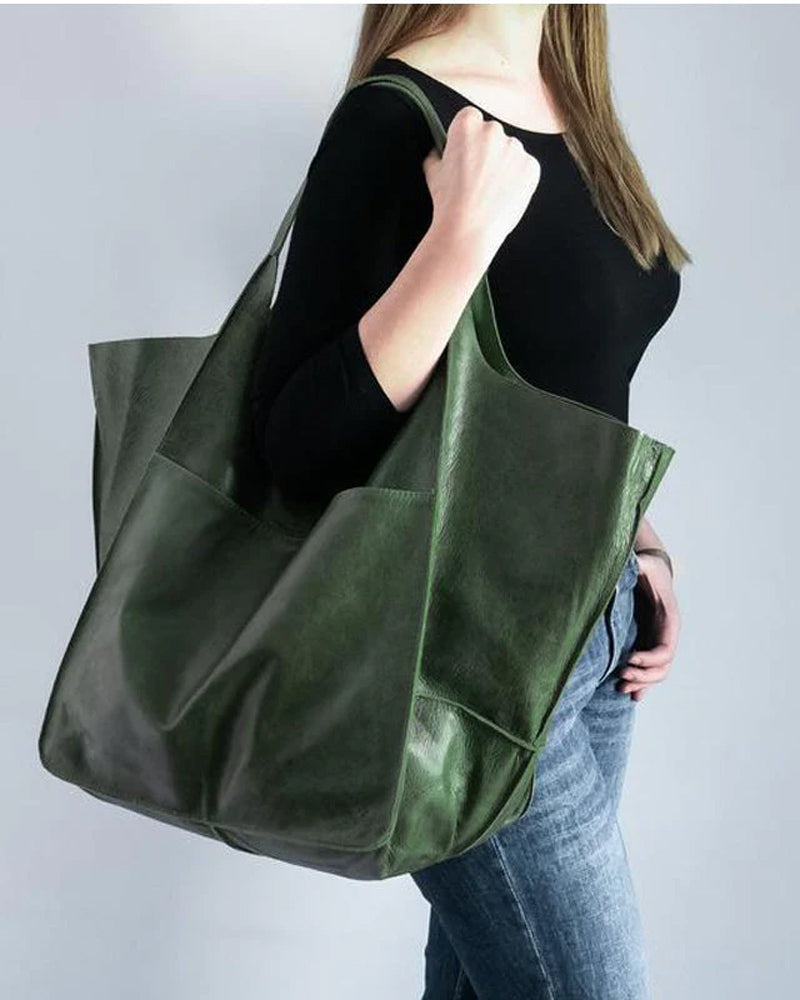 Sacs à main en cuir grande capacité pour femme