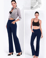 Women's High Waist and Flared Leg Yoga Pants