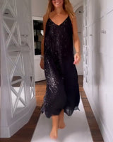 Robe polyvalente à sequins