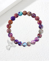 Bracelet de guérison en cristal ailes d'ange