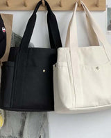 Sac en toile de grande capacité avec doubles poignées