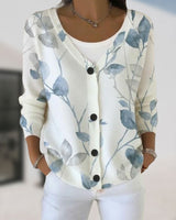 Cardigan Avec Ambiance À Inspiration Botanique