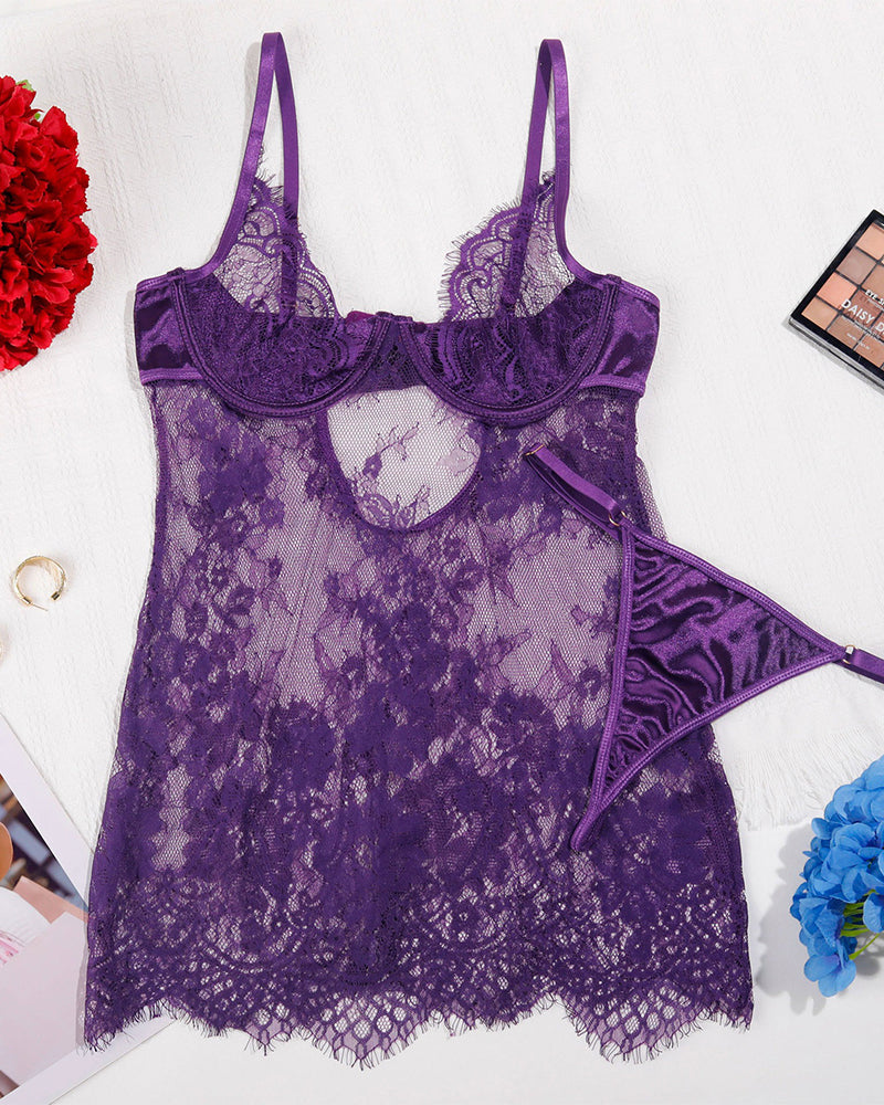 Ensemble De Chemise De Nuit – Sexy Caraco