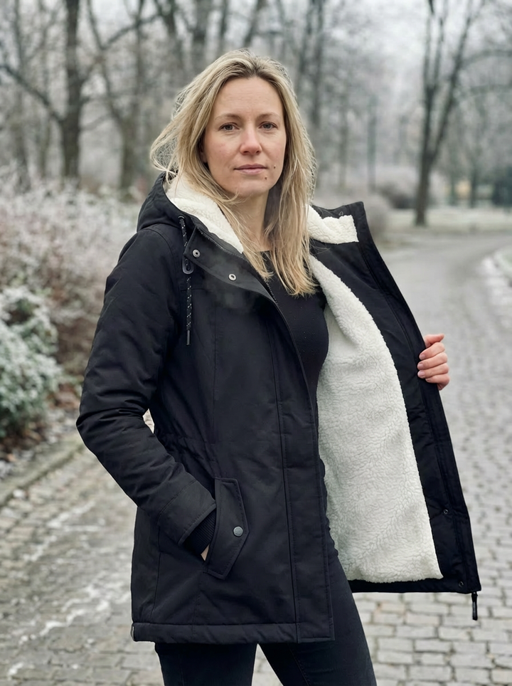 Maëlle – Le manteau qu’on enfile sans réfléchir, même les matins pressés.