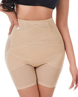 Pantalon Sculptant Avec Empiècements En Mesh Croisés
