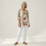 Aria - Blouse longue imprimée
