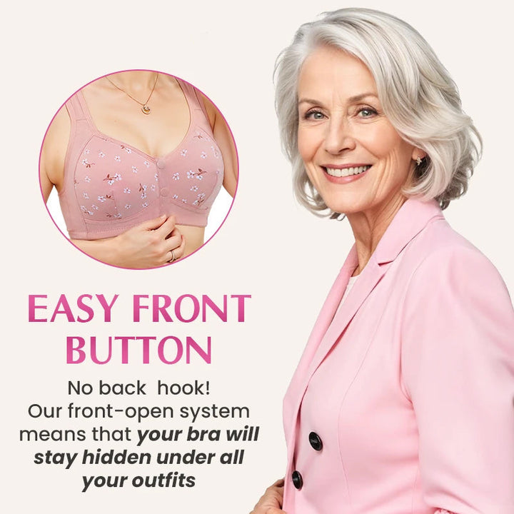 Soutien-Gorge Confortable Et Pratique Avec Bouton Devant