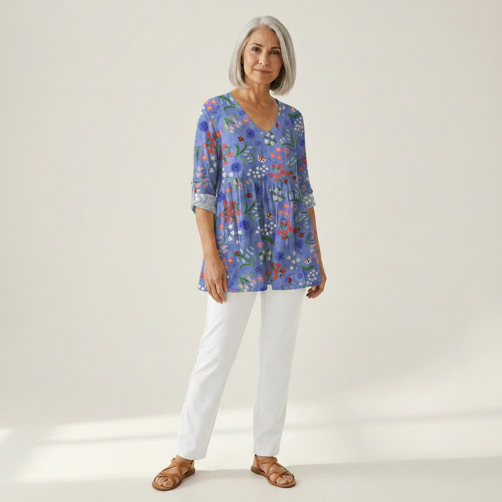 Amelie - Blouse longue imprimée