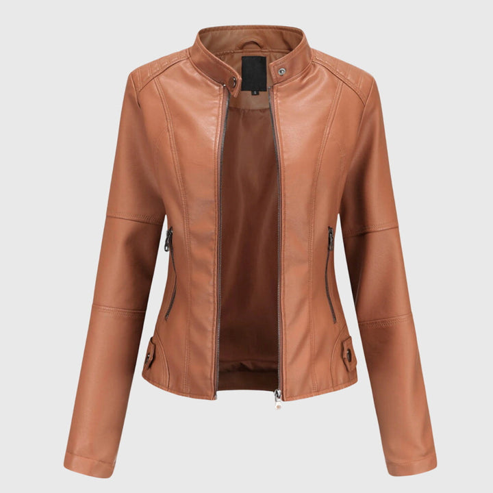 Helene | Veste en cuir élégante pour femme