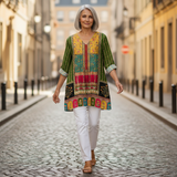 Nyla - Blouse longue imprimée