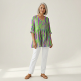 Mira - Blouse longue imprimée
