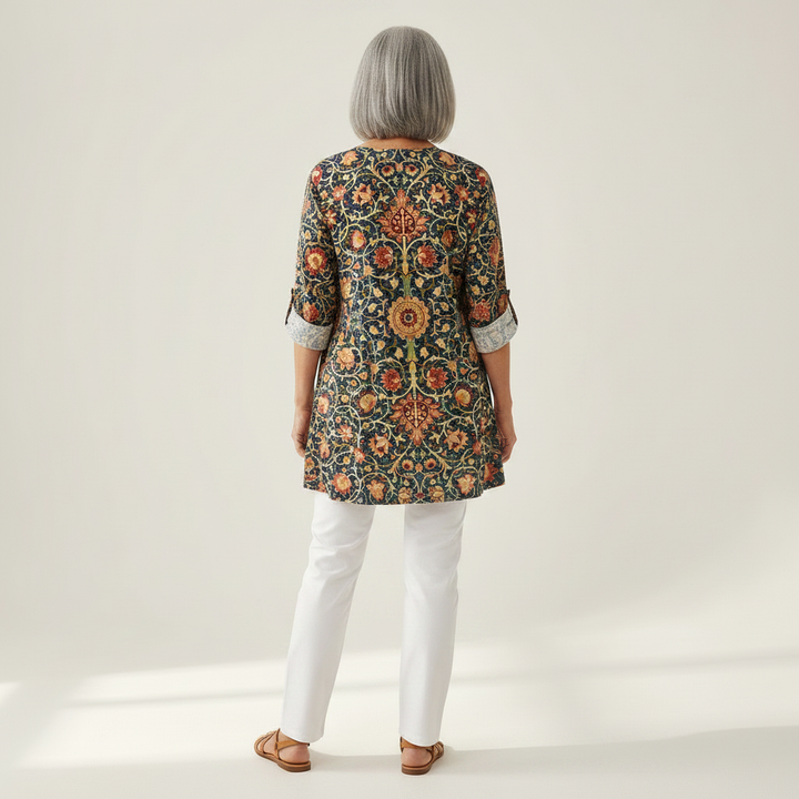 Liora - Blouse longue imprimée