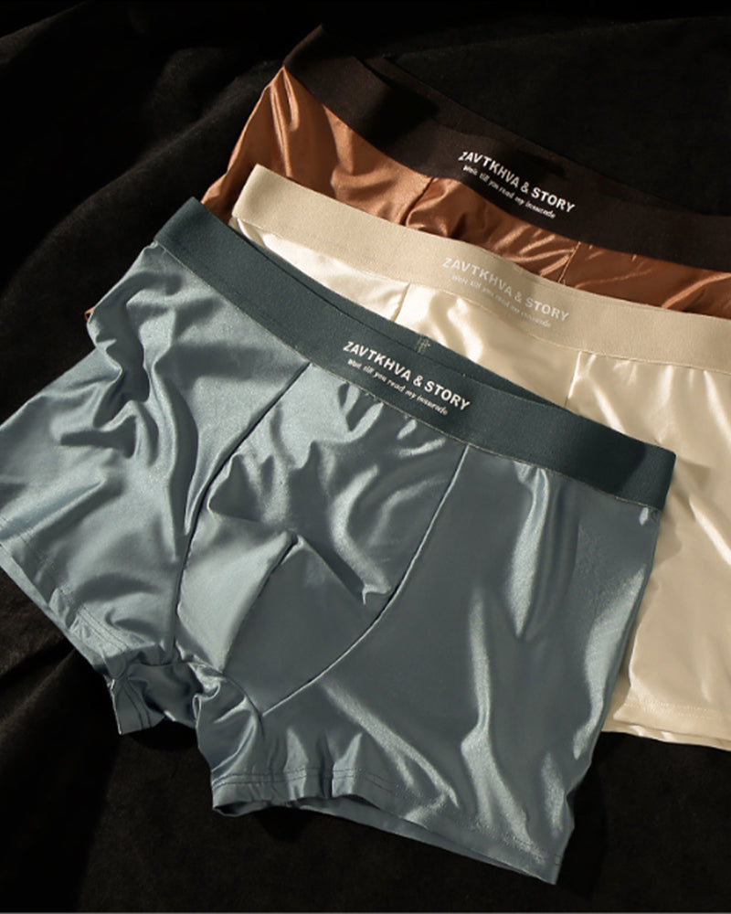 Luxe Soie Glacée Boxer Homme