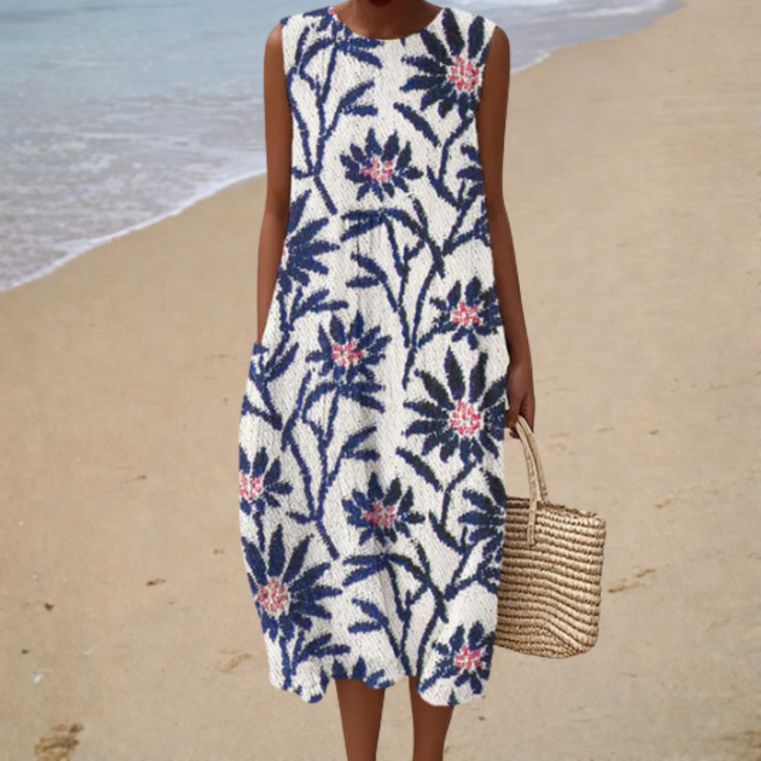 Robe d’Été Confortable Sans Manches