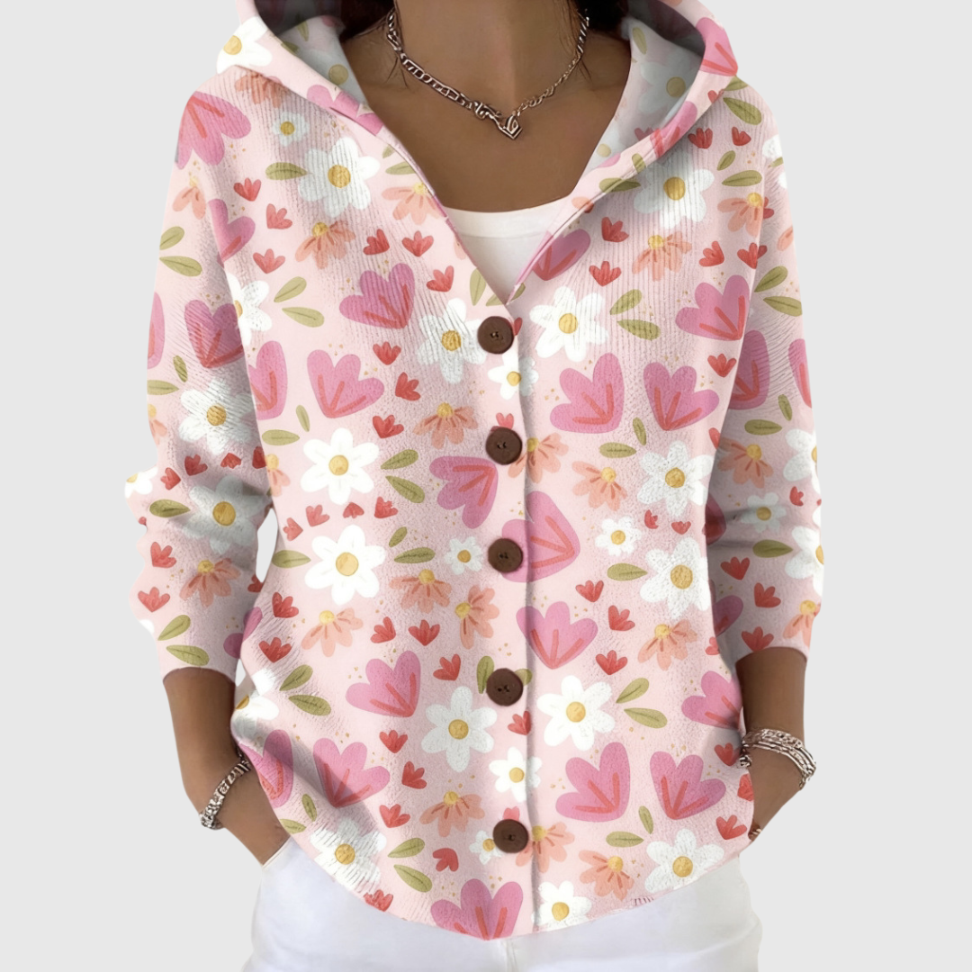 Marlene | Cardigan en tricot confortable avec capuche